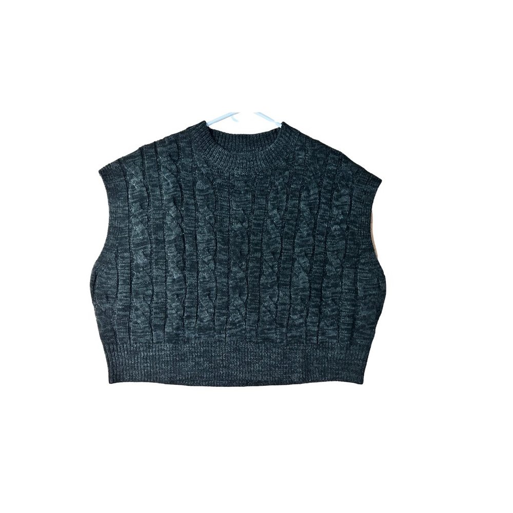 TWIK by Simons cropped sweater tank